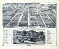 Murphy's Addition - Bird's Eye View, Jackson County 1874